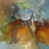 Two Acorns 18 x 18